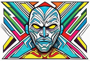 zig zag man as an alien tattoo idea