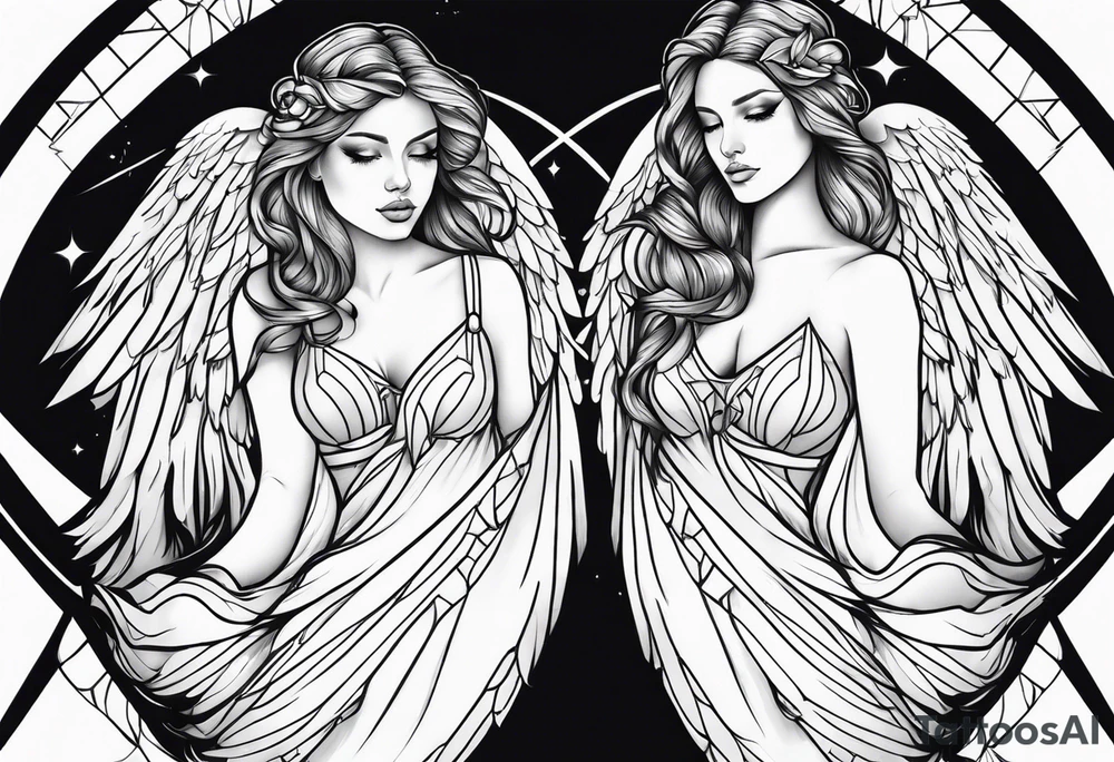 Angels tattoo idea