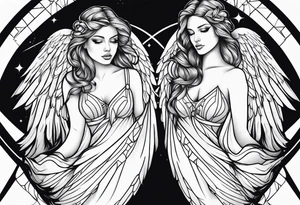 Angels tattoo idea