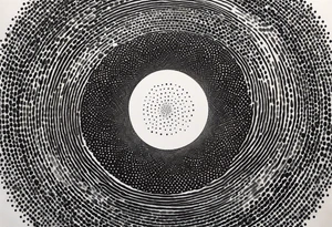 wormhole tattoo idea