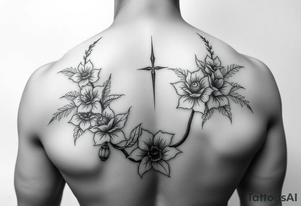 Sexy full back tattoo garden of eden⁹ tattoo idea