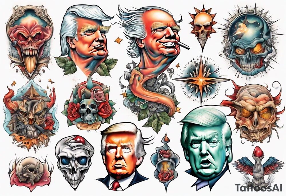 Donald Trump tattoo idea