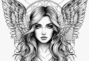 Angel of mine tattoo idea