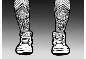 small symbol for male twins on ankles tattoo idea