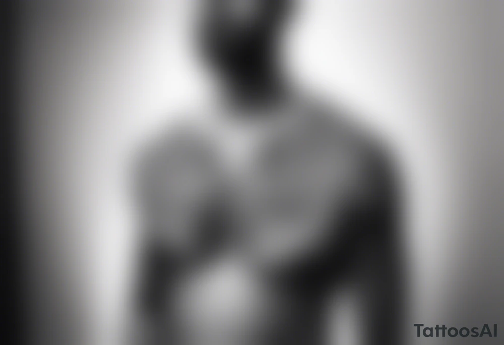chest tattoo outdoors tattoo idea