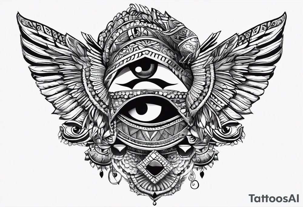Egypt and sardinia tattoo idea