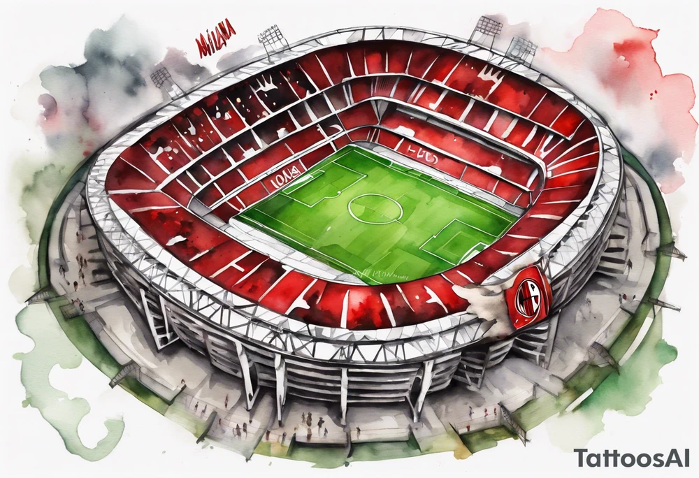 Ac milan stadium, joker tattoo idea