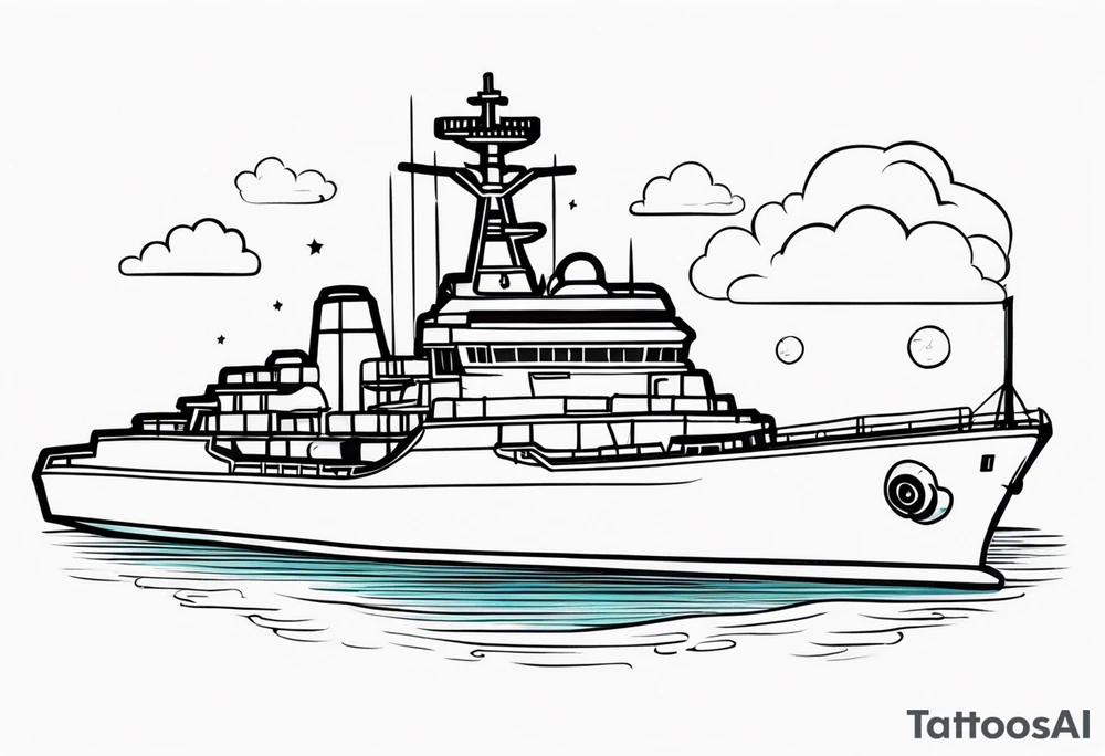 DDG ship tattoo idea