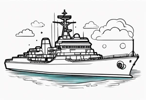 DDG ship tattoo idea