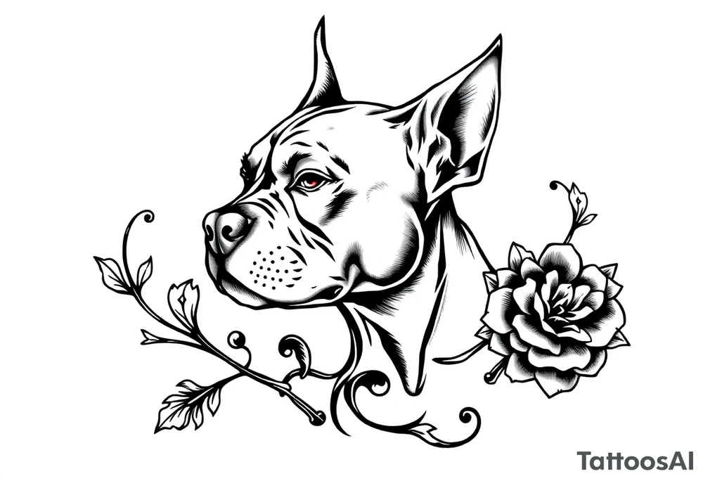 PITBULL tattoo idea