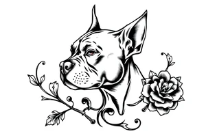 PITBULL tattoo idea