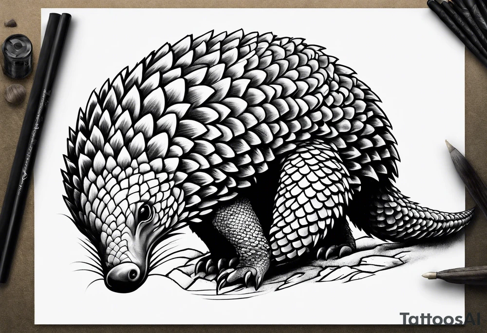 Pangolin tattoo idea