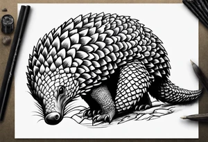 Pangolin tattoo idea