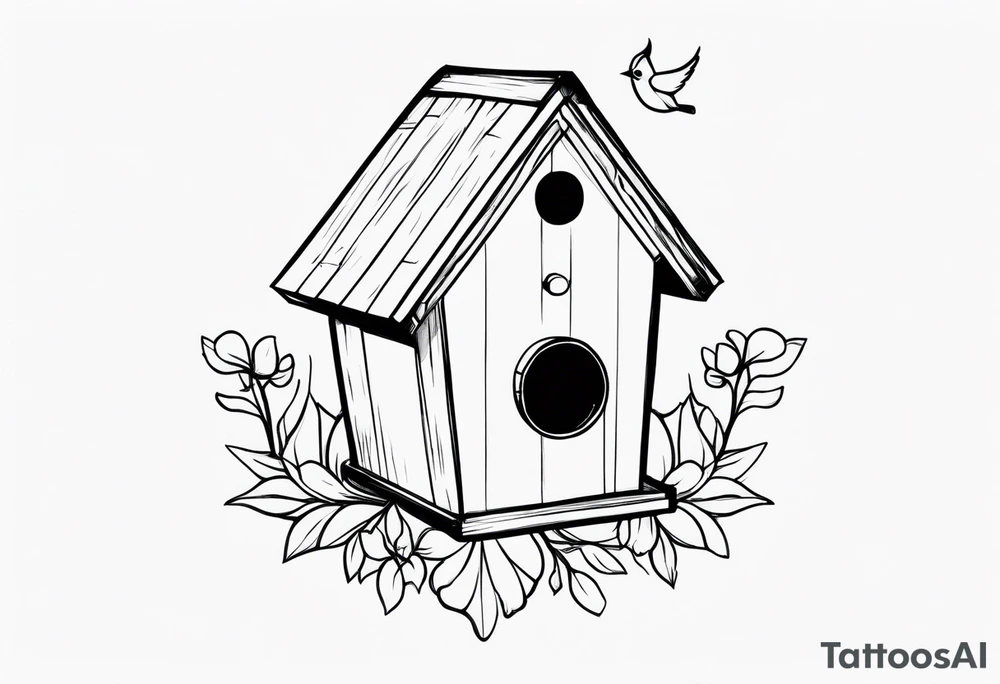 Birdhouse tattoo idea