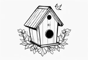 Birdhouse tattoo idea