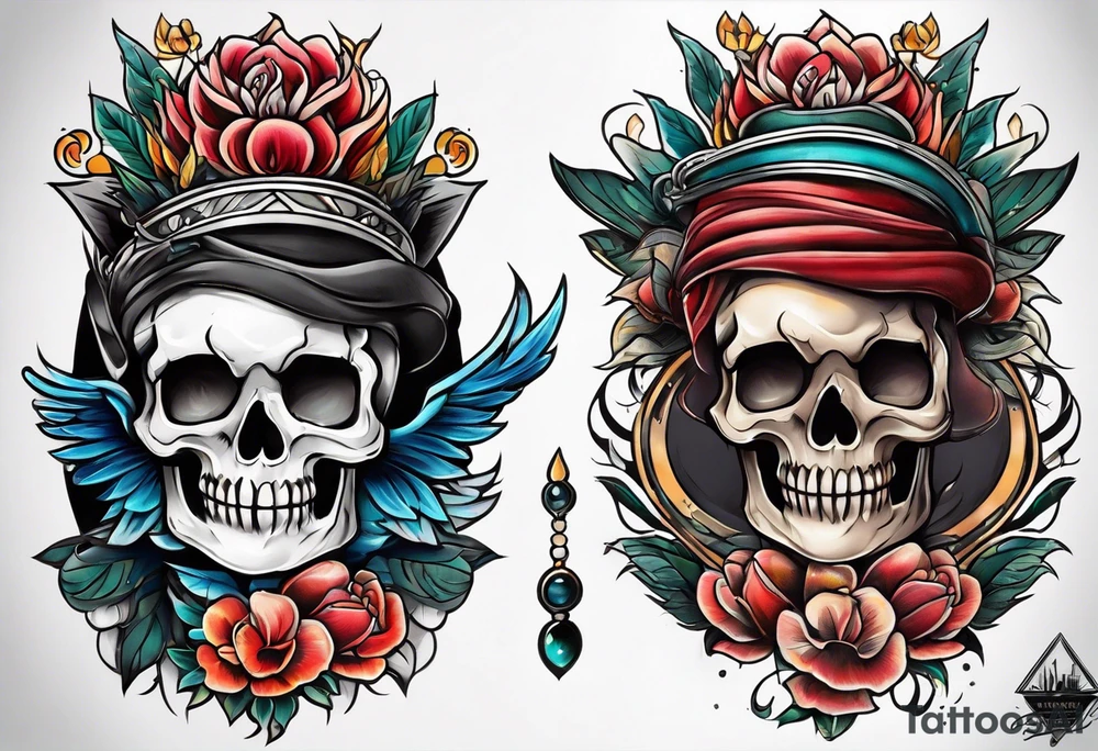 Neo traditional tattoo idea
