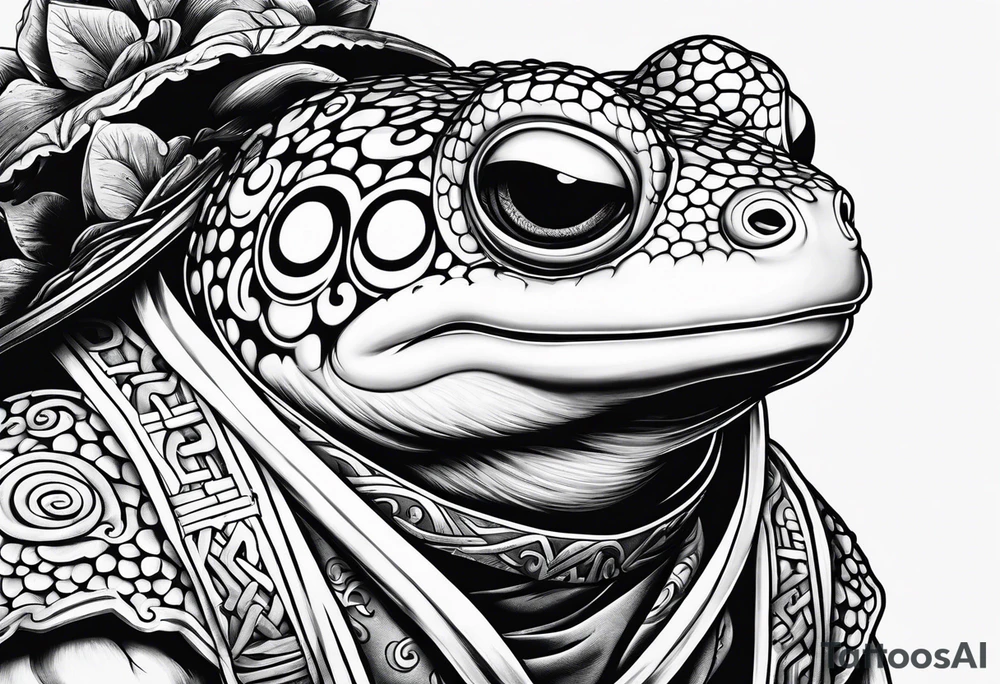 Jiraiya Naruto Gamakichi toad tattoo idea