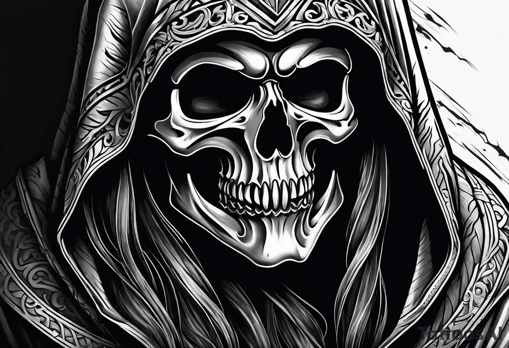 grim reaper tattoo idea