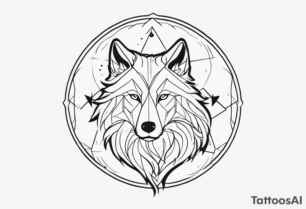 strength, pisces, small, nuanced, wolf, cute tattoo idea strength, pisces, small, nuanced, wolf, cute tattoo idea