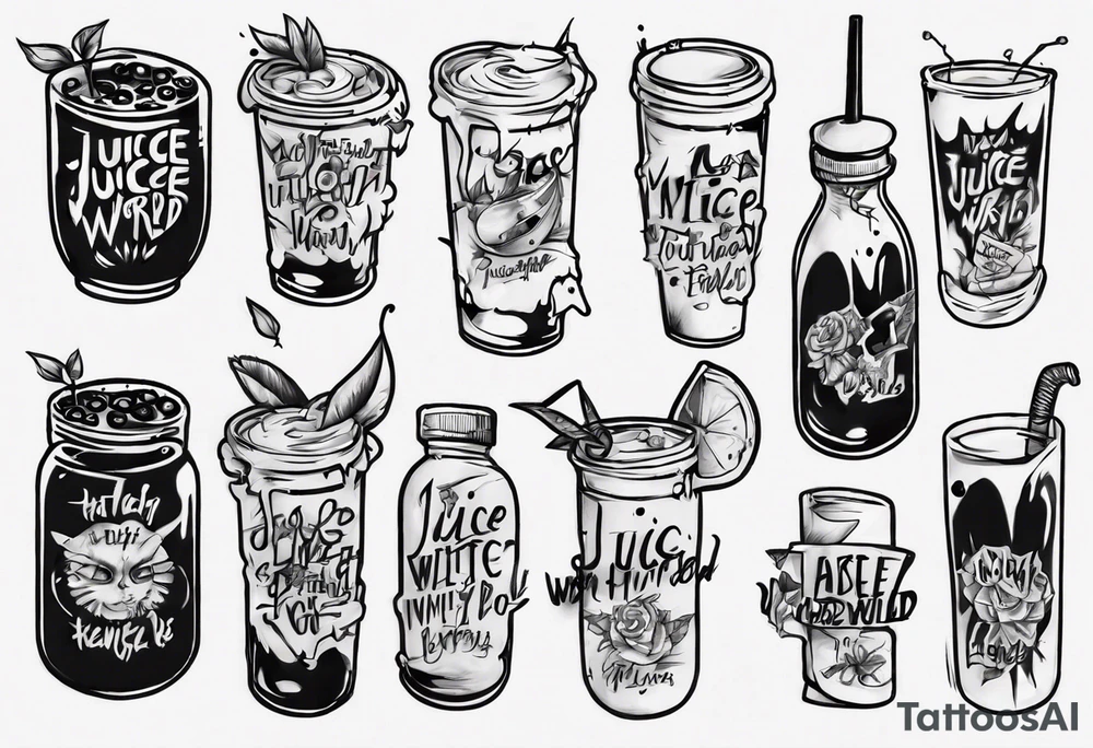 Juice wrld lyrics tattoo idea