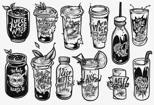 Juice wrld lyrics tattoo idea