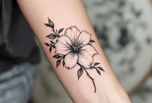 Azalea with dogwood tattoo idea