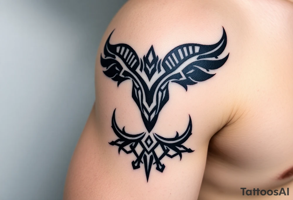 Aries tattoo idea