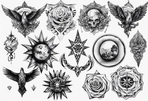 realistic underarm tattoo idea