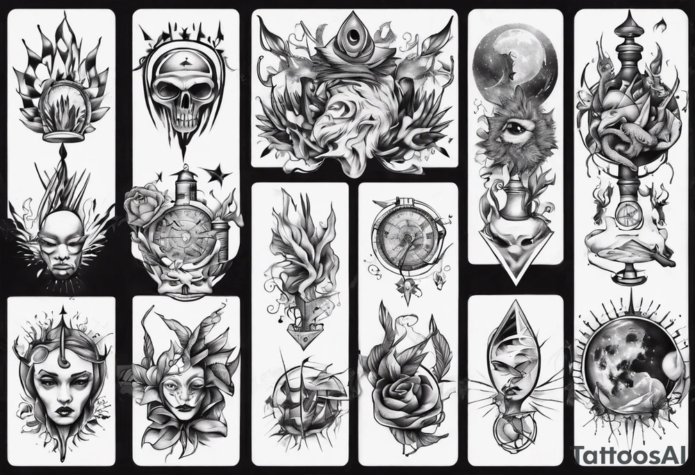 staff tattoo idea