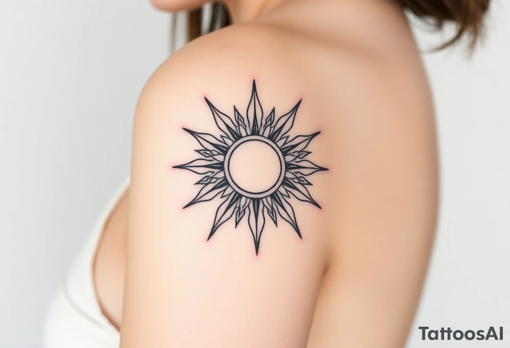 Solar tattoo tattoo idea