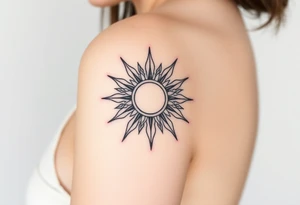 Solar tattoo tattoo idea