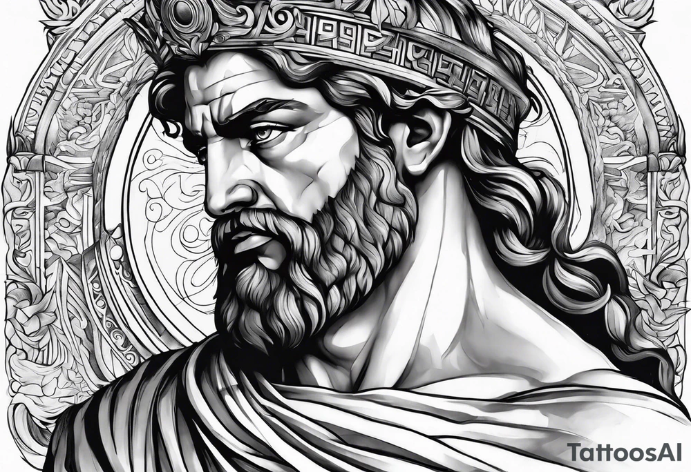 greek god tattoo idea
