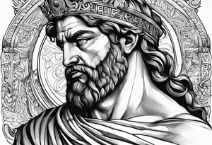 greek god tattoo idea