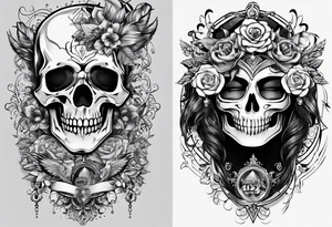 birthdate 06.20.1978 on the top and 
death date 01.03.2024 on the bottom tattoo idea