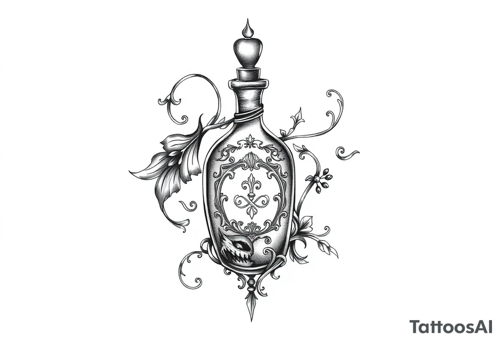 death bringer
poison bottle tattoo idea
