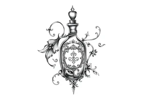 death bringer
poison bottle tattoo idea