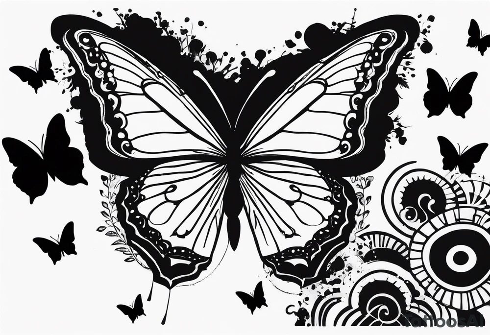 There was nothin' left to do, ah-ah, ah-ah
When the butterflies turned to dust that covered my whole room
So I punched a hole in the roof, ah-ah, ah-ah
Let the flood carry away all my pictures of you tattoo idea
