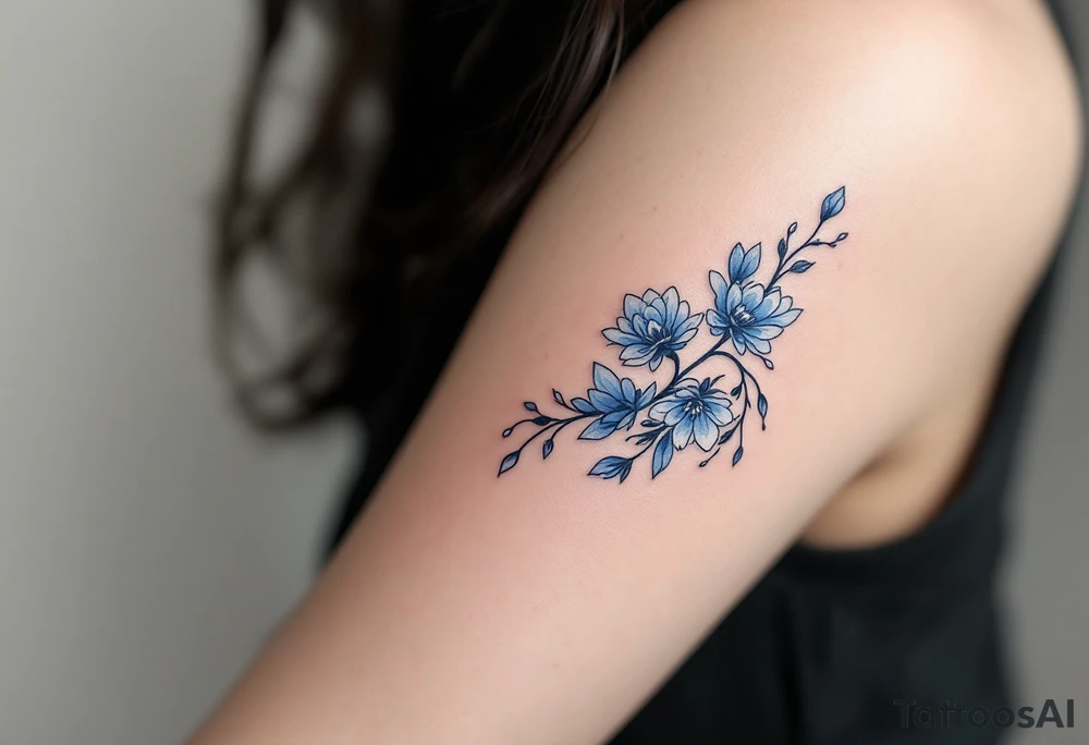 静けさ (Shizukesa) – Quietness
Color: Cool shades of blue and gray, conveying calm, stillness, and peacefulness. tattoo idea