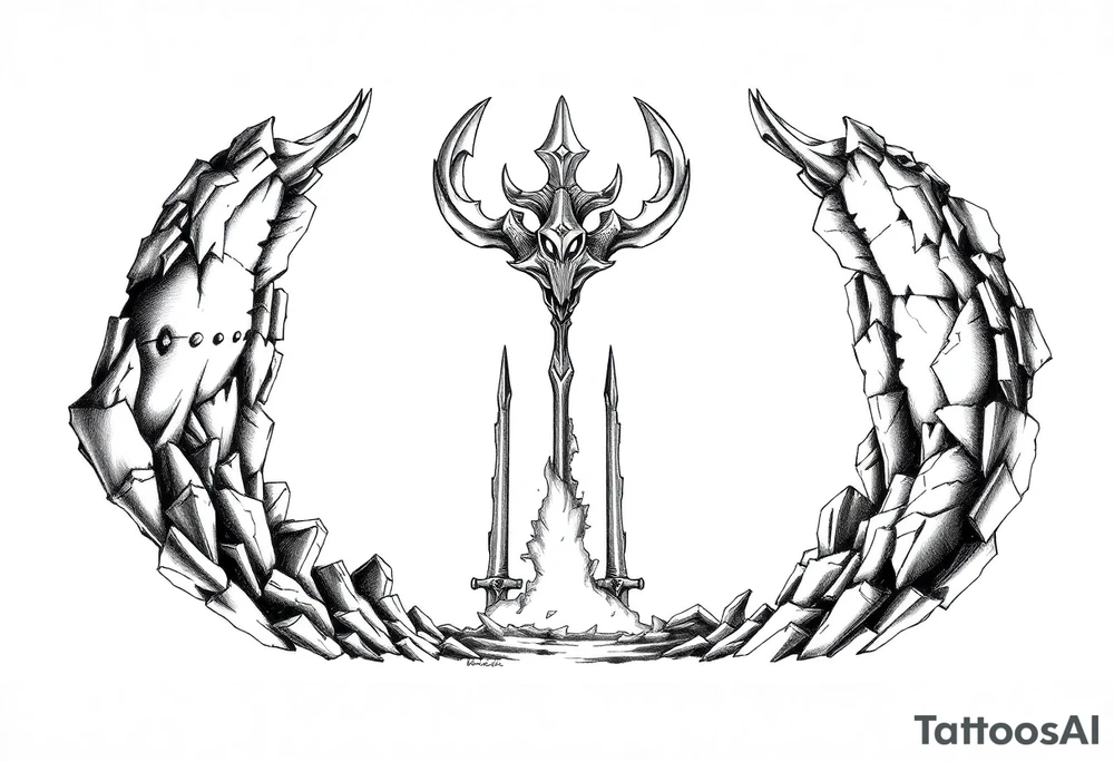 gates of hell tattoo idea