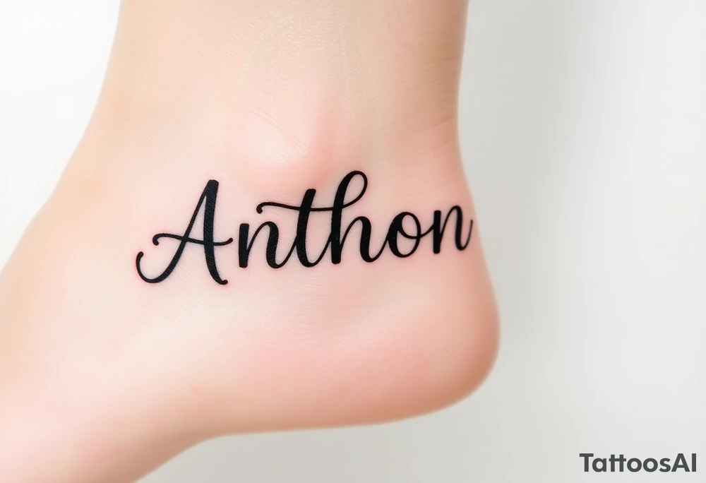 Anthony graffiti tattoo idea