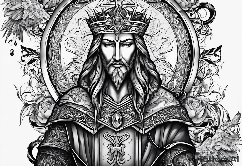 The symbol of Matthias in the bible tattoo idea