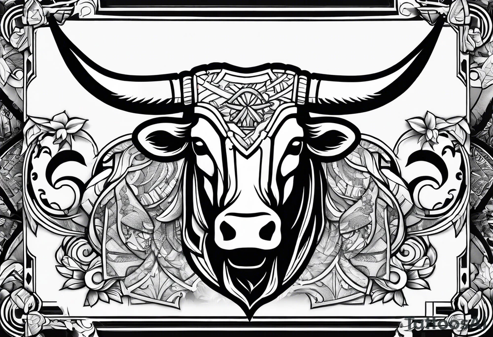 Longhorns and Aggies football tattoo idea