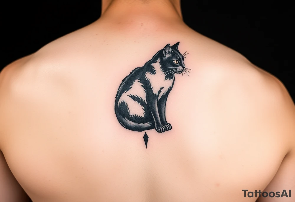 Black Cat tattoo idea