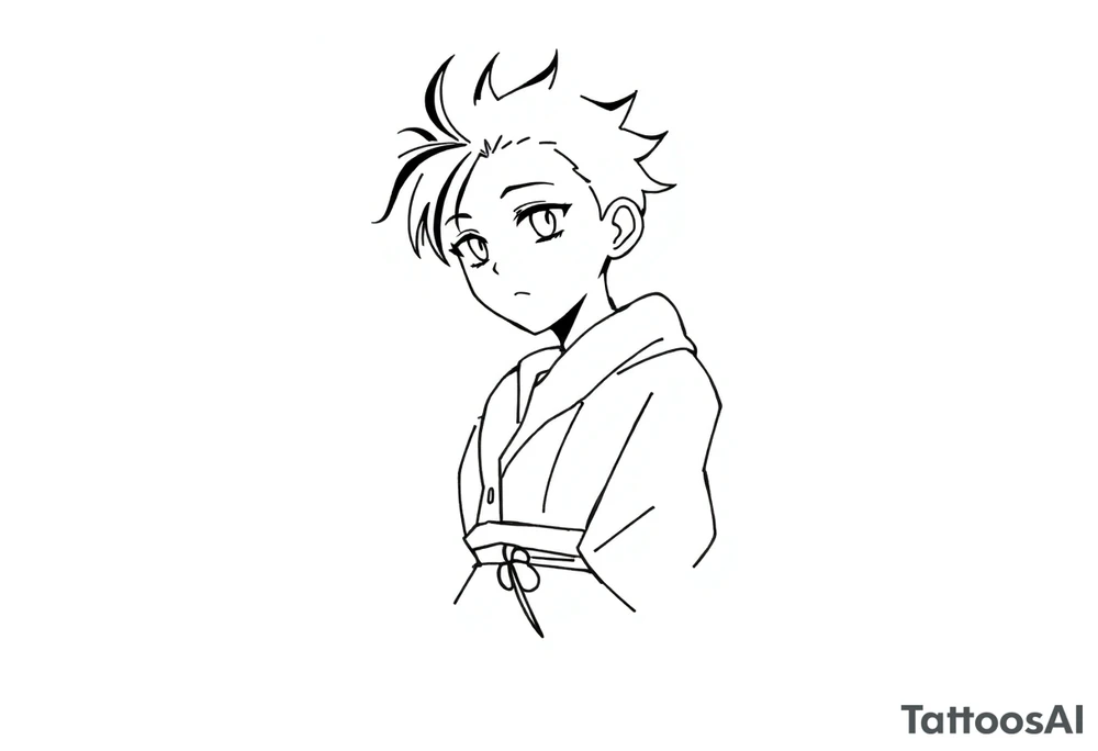 Zenitsu Agatsuma anime tattoo idea