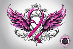 Breast cancer symbol tattoo idea