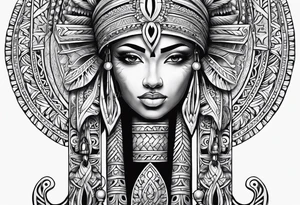 ankh, maori tattoo idea