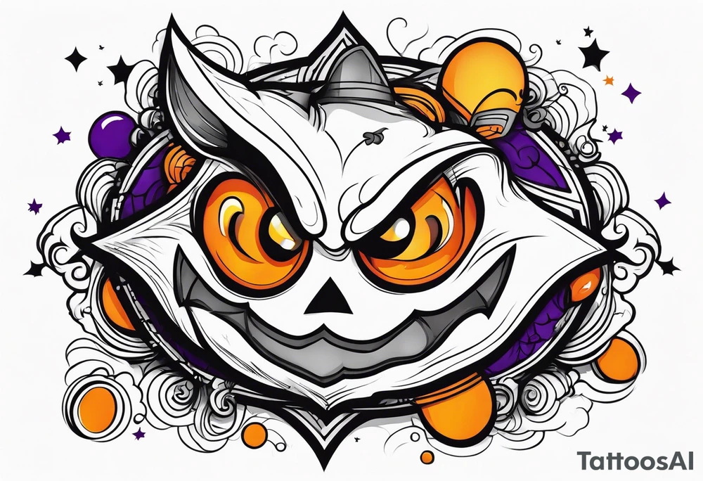 halloween tattoo idea