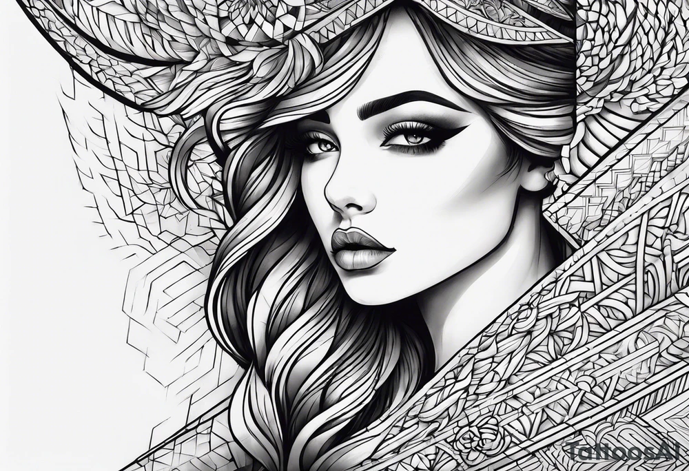 illusion tattoo idea