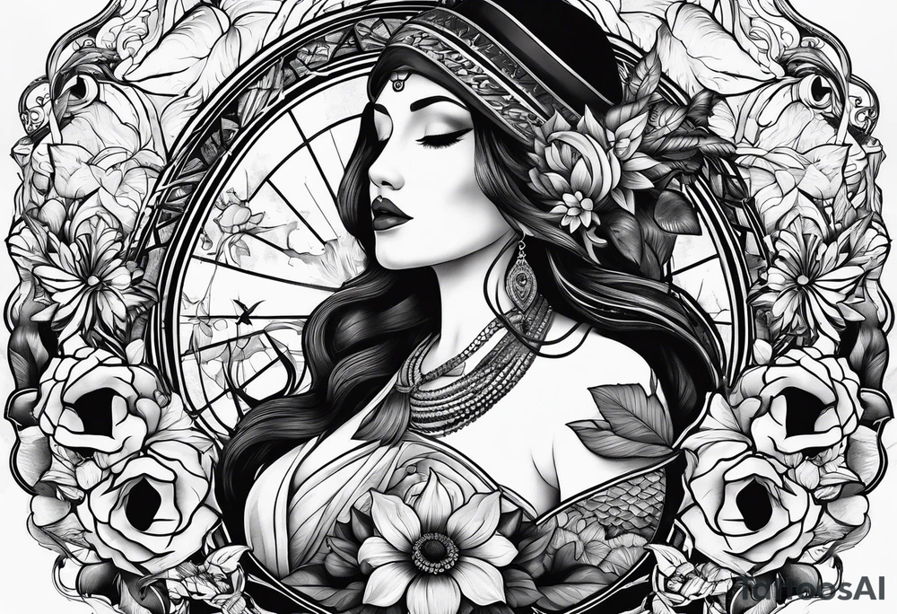 Traveler tattoo tattoo idea