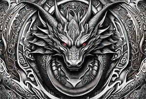 Dragon, uroboros tattoo idea